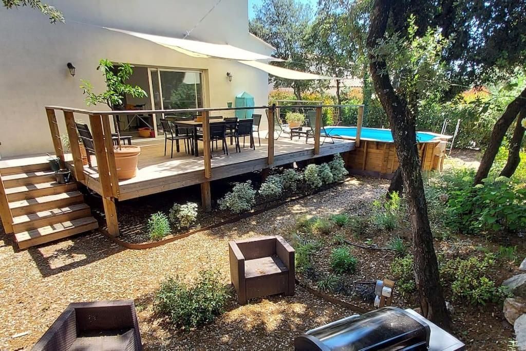 Villa Garrigue - Piscine, Parking, Maison Entiere Beaulieu  외부 사진